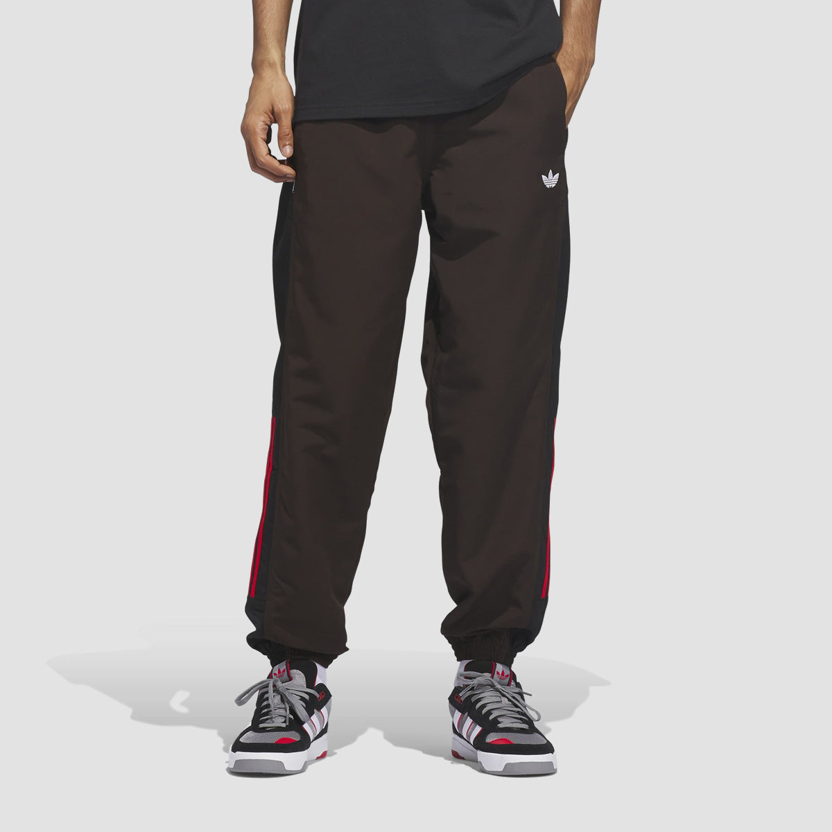 adidas Skateboarding Gatsele Track Pants Aurora Coffee Met./White/Black