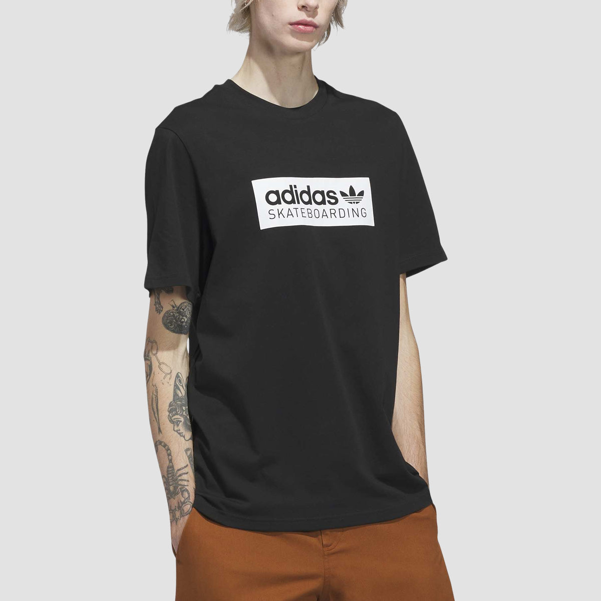 adidas Skateboarding Logo T-Shirt Black