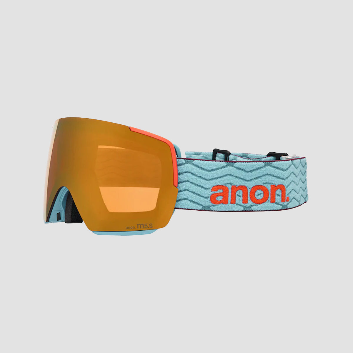 Anon M5S Snow Goggles Retro Blue/Perceive Sunny Bronze + Bonus Lens Perceive Cloudy Burst + MFI Face Mask
