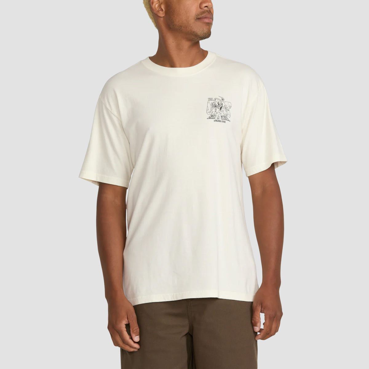 Volcom Rat Bar T-Shirt Off White