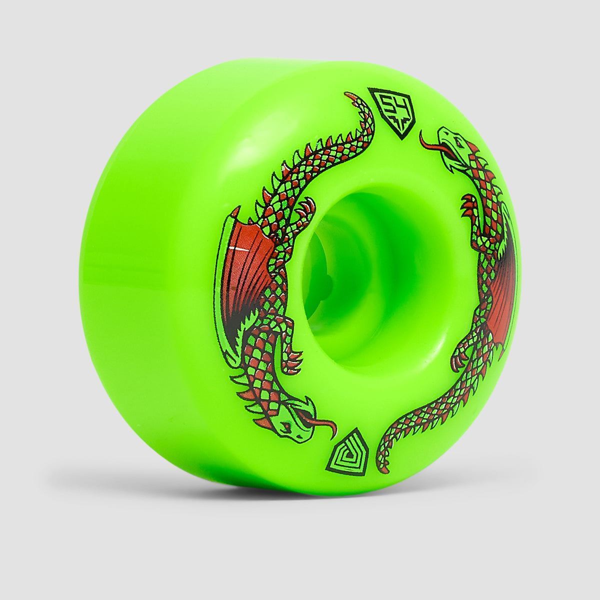 Powell Peralta Dragon Formula 93A V4 Skateboard Wheels Green 54x34mm