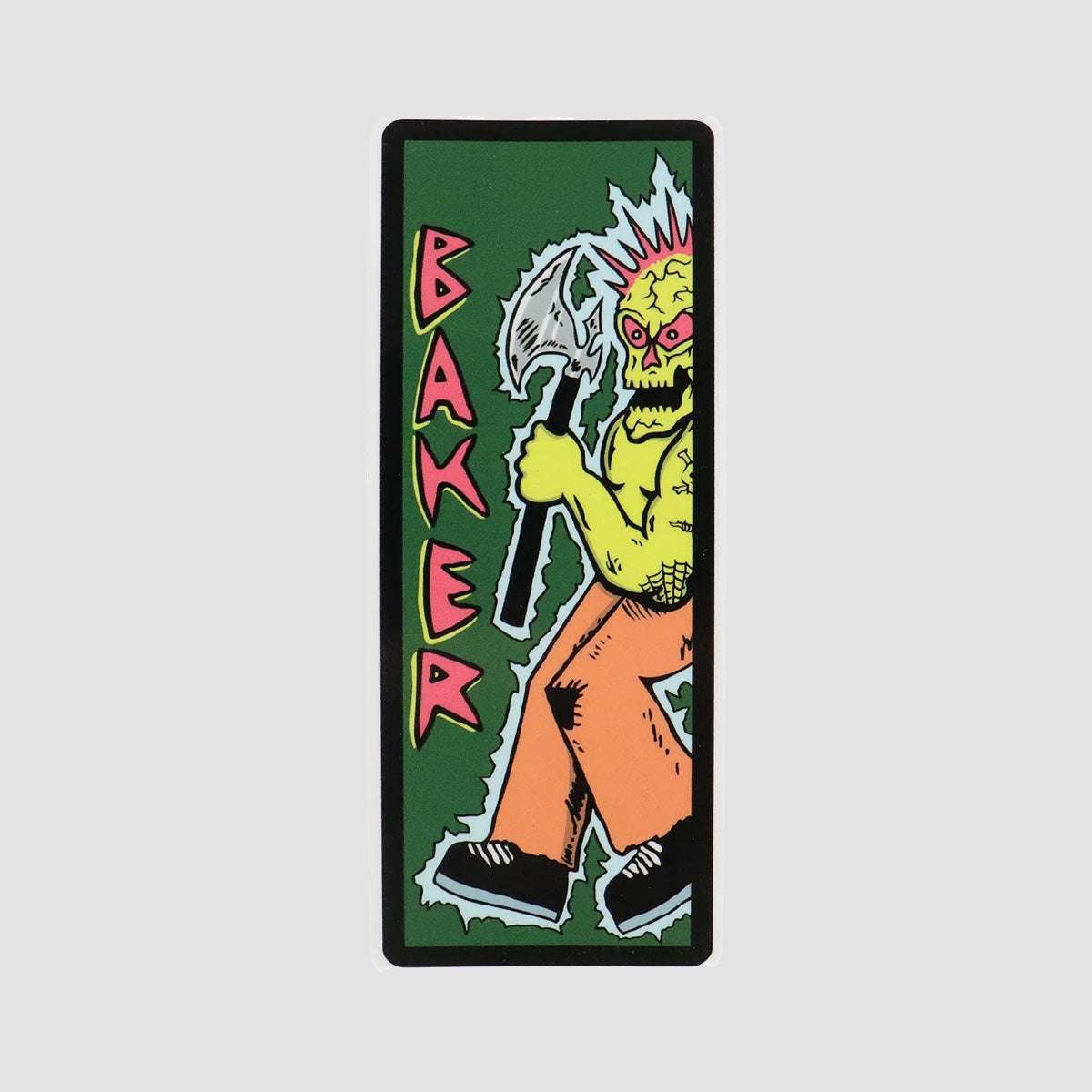 Baker Axe Man Sticker 130X55mm