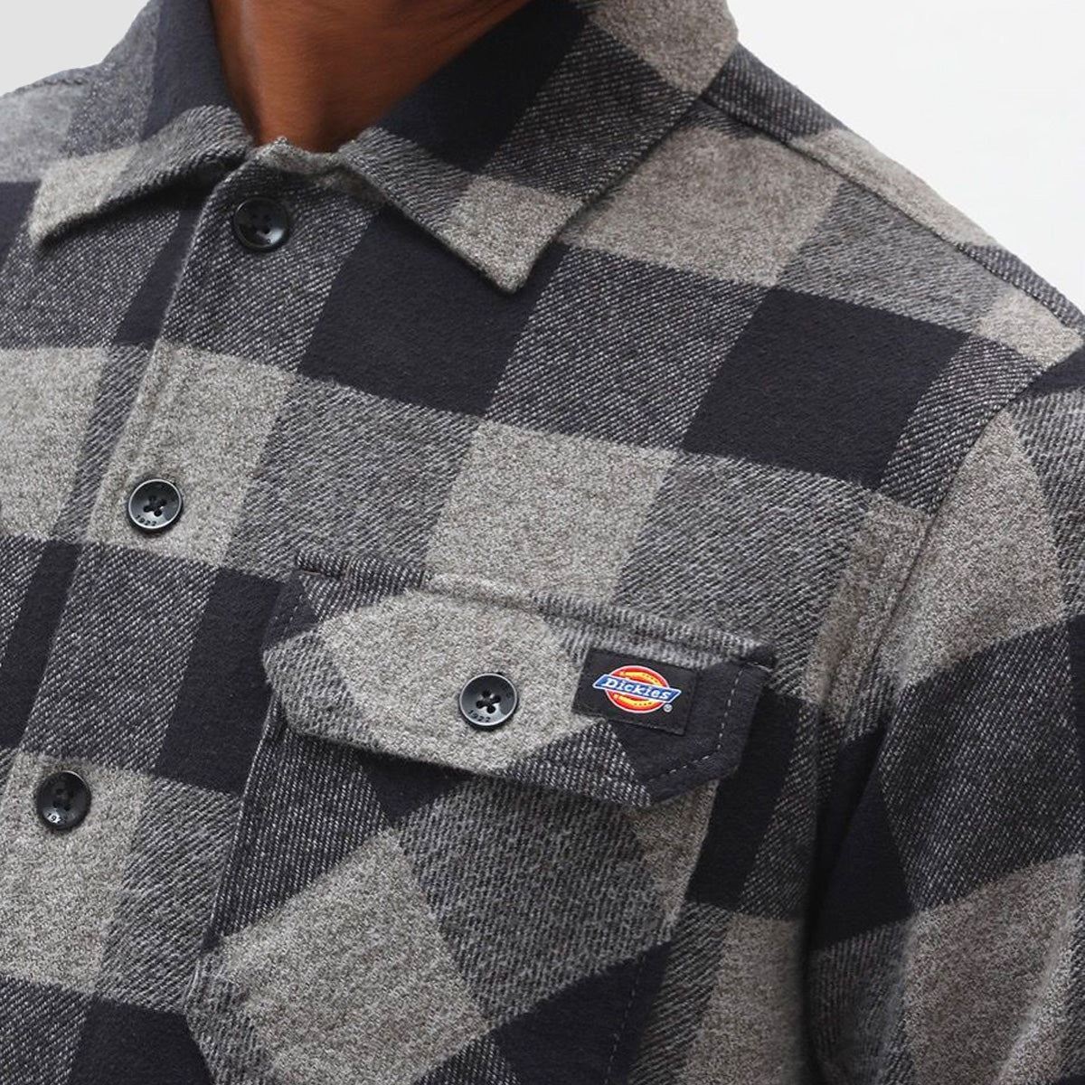 Dickies New Sacramento Longsleeve Shirt Grey Melange