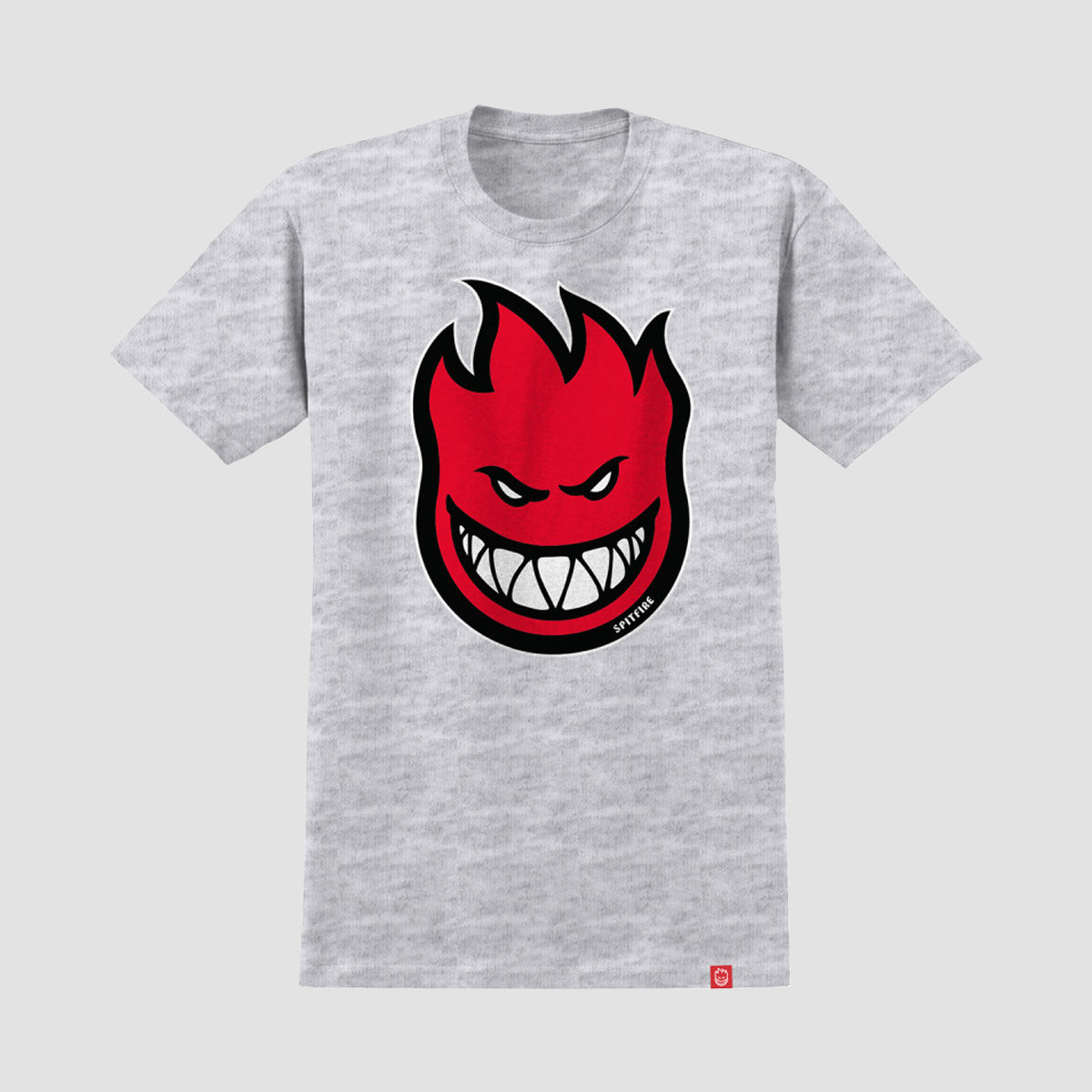 Spitfire Bighead Fill T-Shirt Ash/Red/Black/White