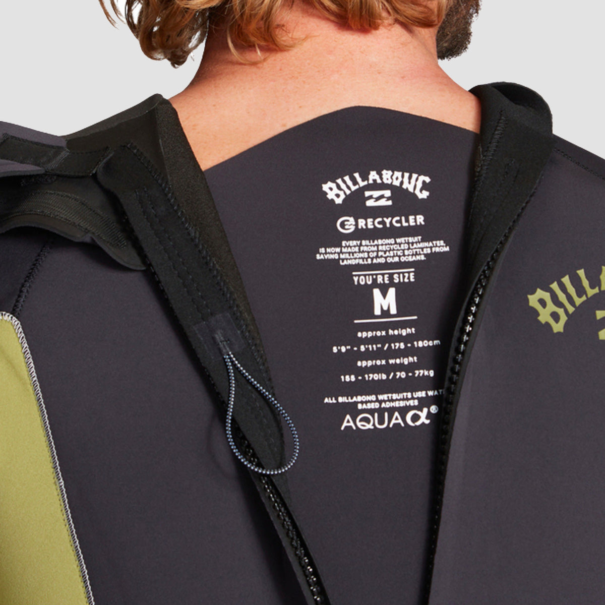 Billabong Absolute 3/2mm Back Zip Wetsuit Cactus