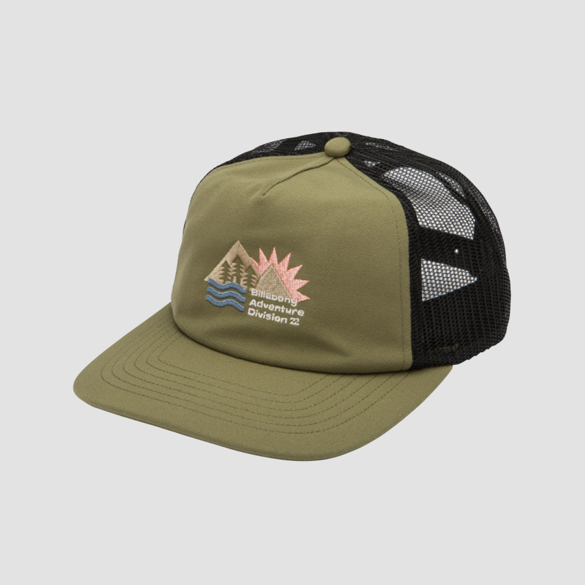Billabong ADIV Trailblaze Trucker Cap Military