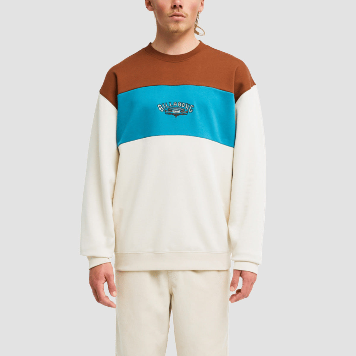 Billabong Since 73 New Kids (Mens) Crew Sweatshirt Oatmeal