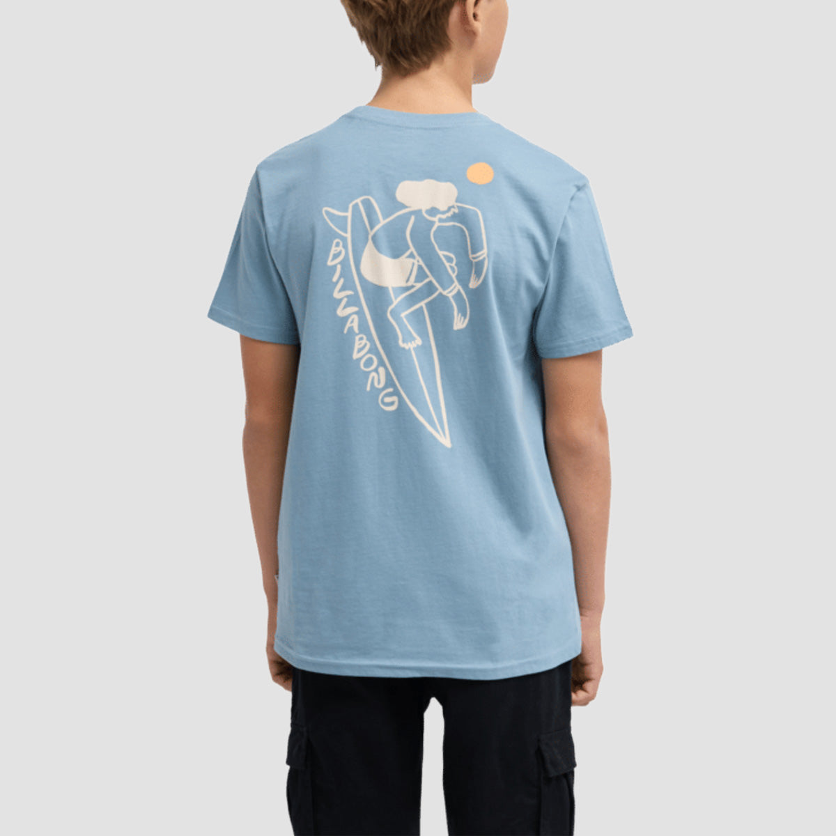 Billabong Ty Williams Droppin T-Shirt Blue Fog - Kids