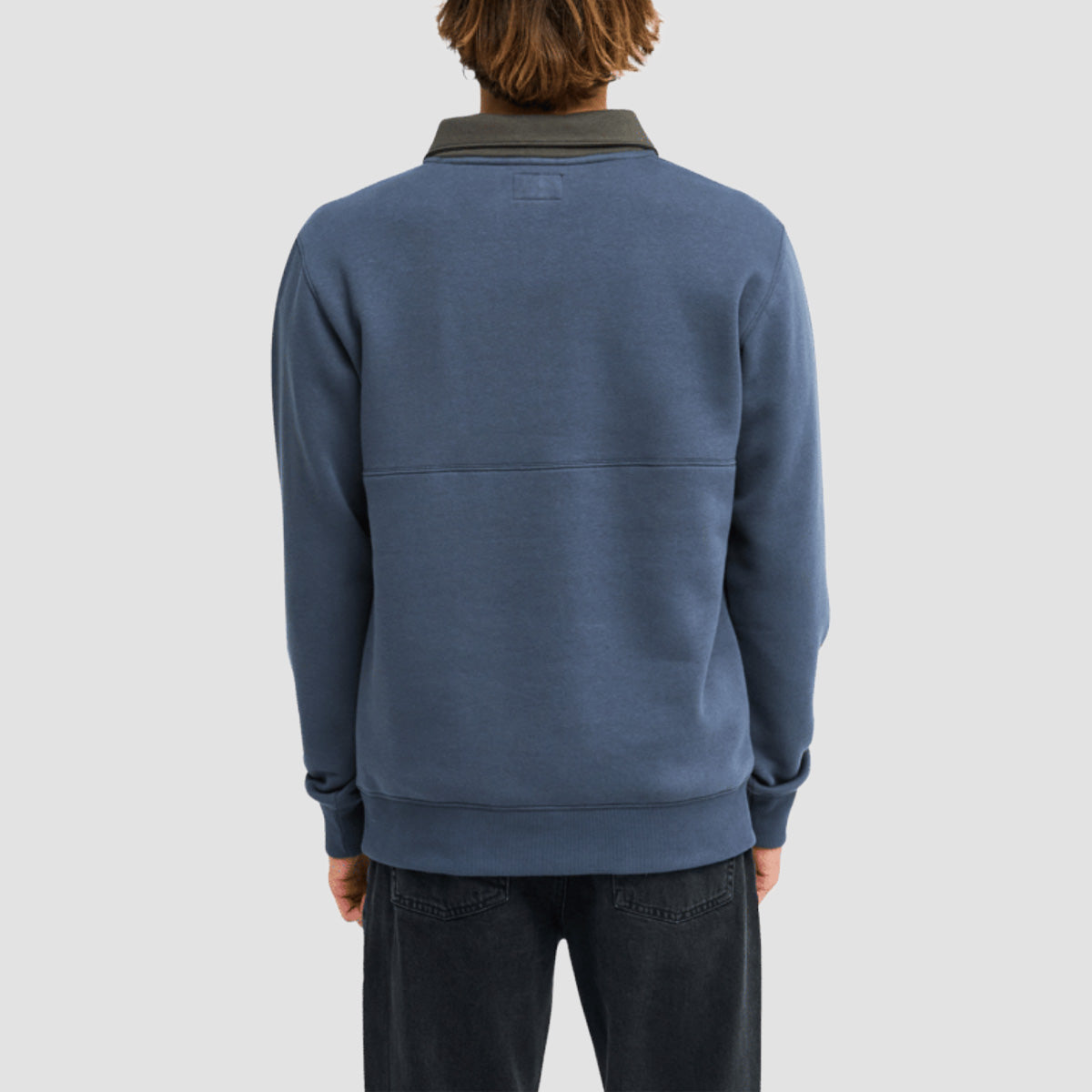 Billabong Winton Half Zip Sweatshirt Ombre Blue