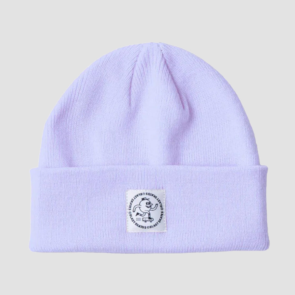 Blast Skates Round Logo Beanie Lilac