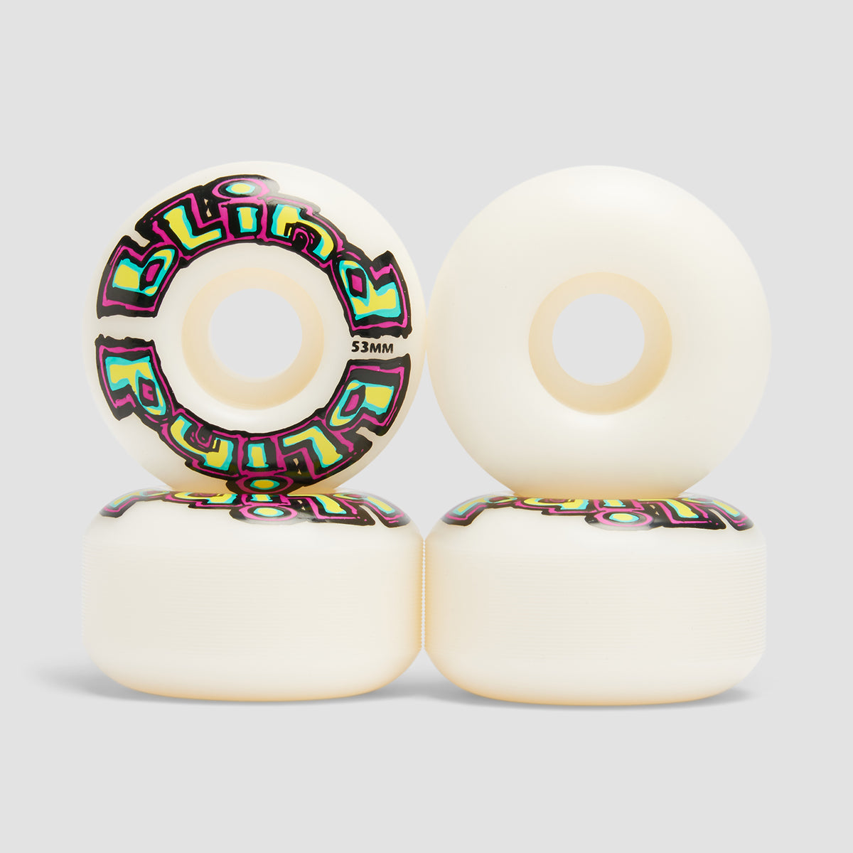 Blind OG Wrap Skateboard Wheels Purple/Teal 53mm