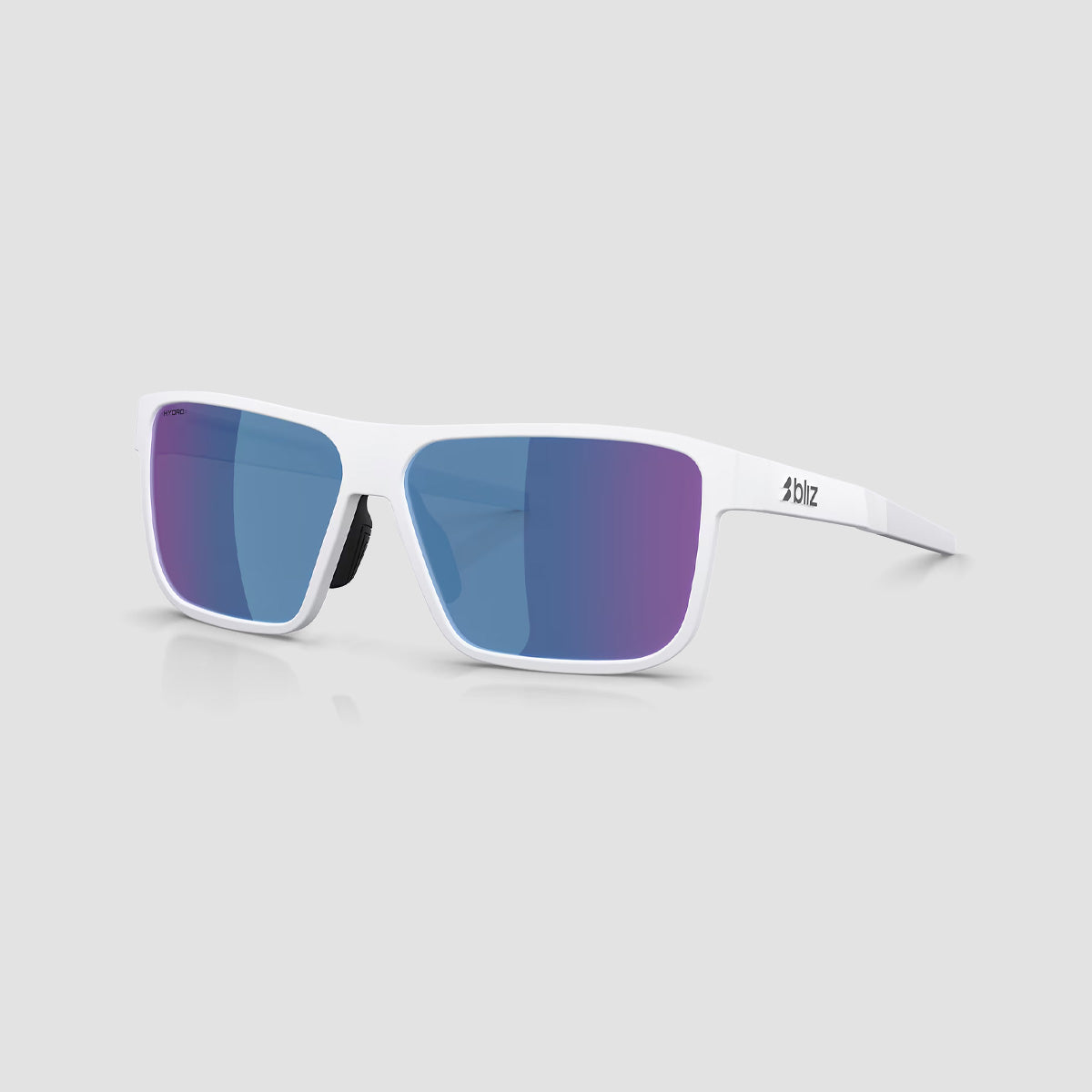Bliz A008 Sunglasses Matte White/Smoke/Blue Multicolour