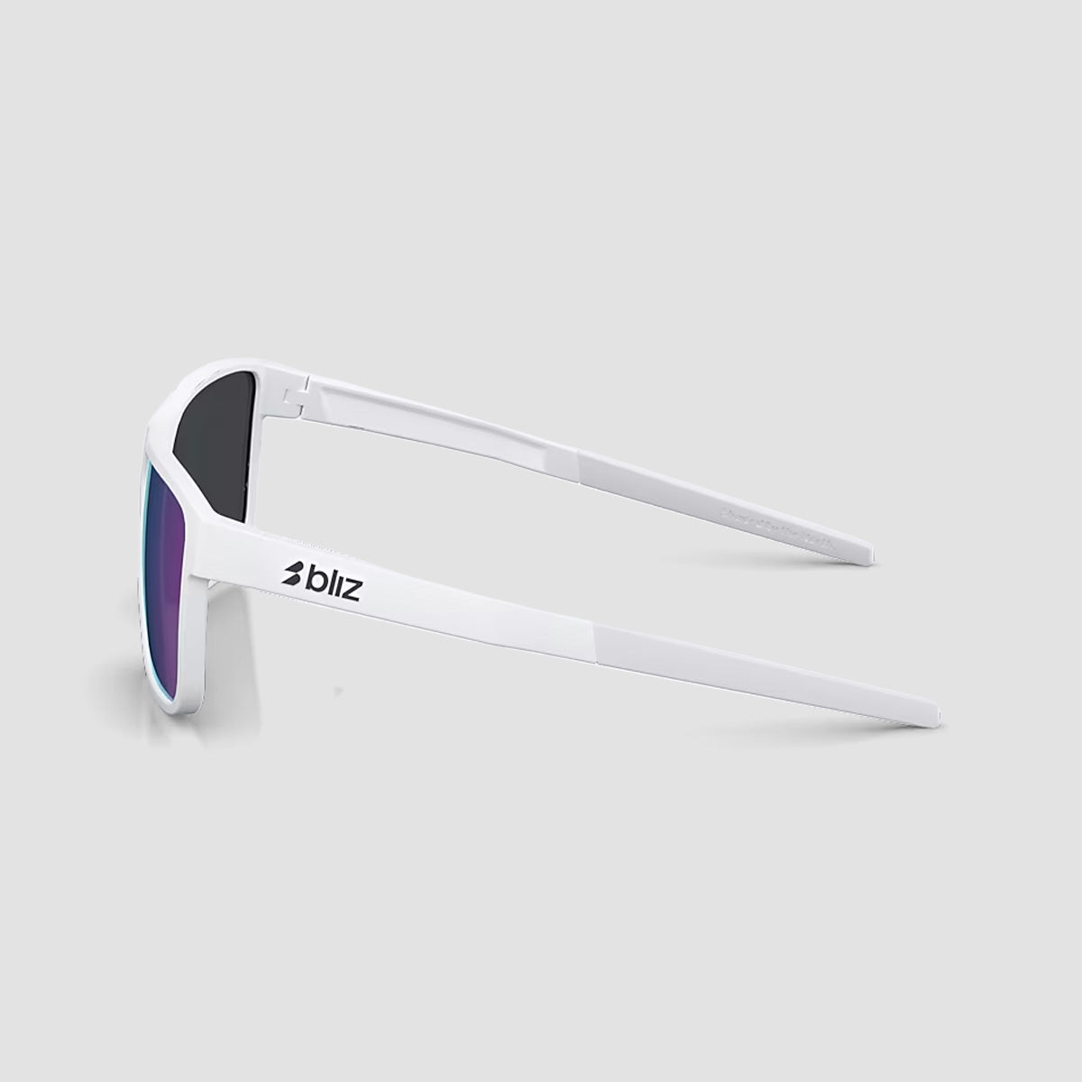 Bliz A008 Sunglasses Matte White/Smoke/Blue Multicolour