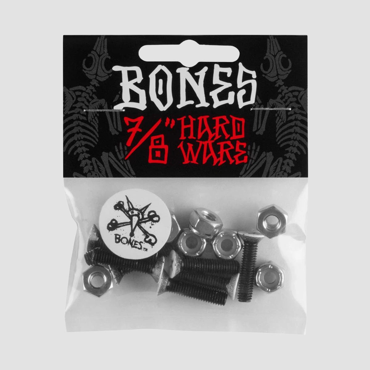 Bones Hardware Phlillips Truck Bolts x8 Black 7/8 Inch