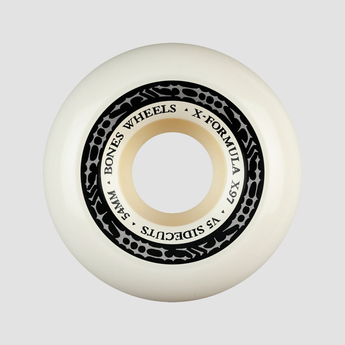 Bones X-Formula V5 Sidecut 97A Skateboard Wheels White 54mm