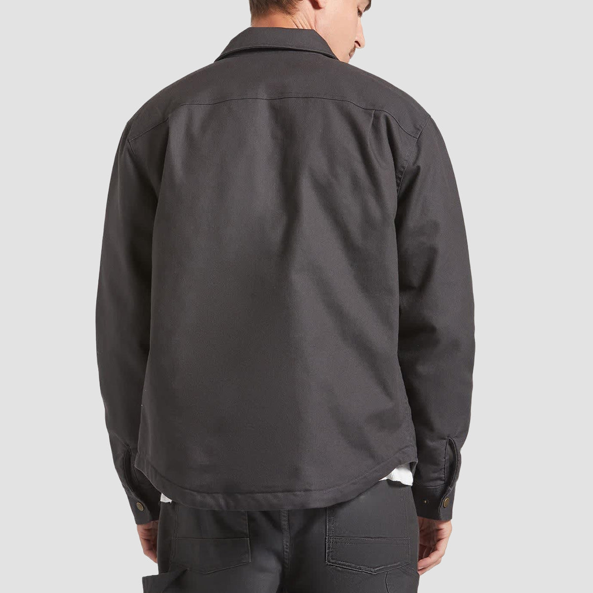 Brixton Builders Stretch Lined Jacket Washed Black/Red