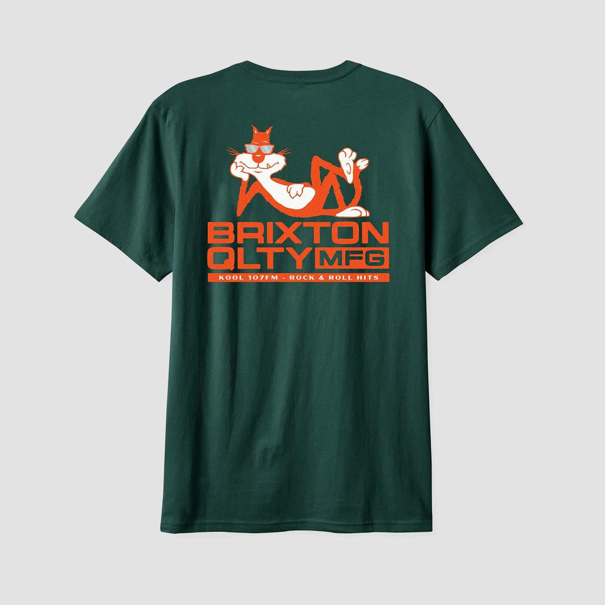 Brixton Cool Cat T-Shirt Deep Emerald