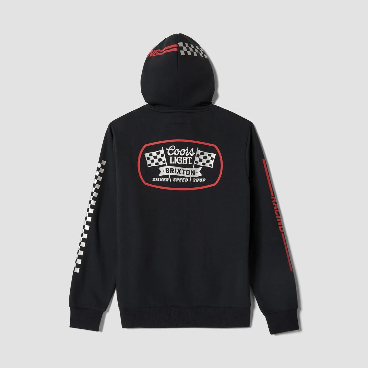 Brixton Coors Light Pit Stop Pullover Hoodie Black