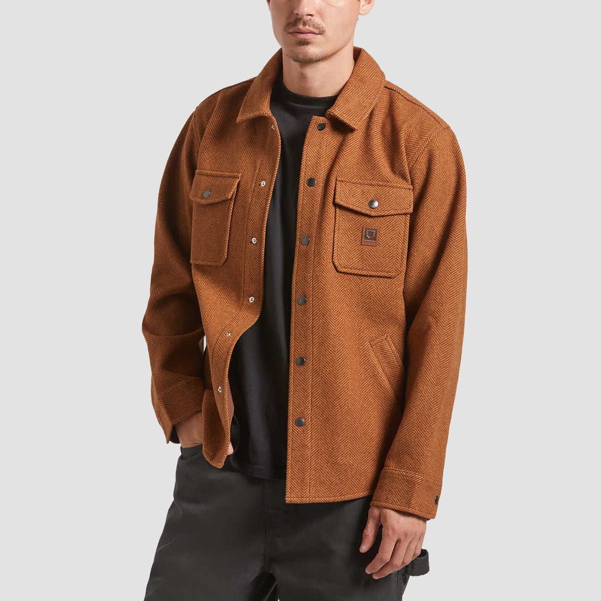 Brixton Durham Brushed Menswear Jacket Brushed Pinecone