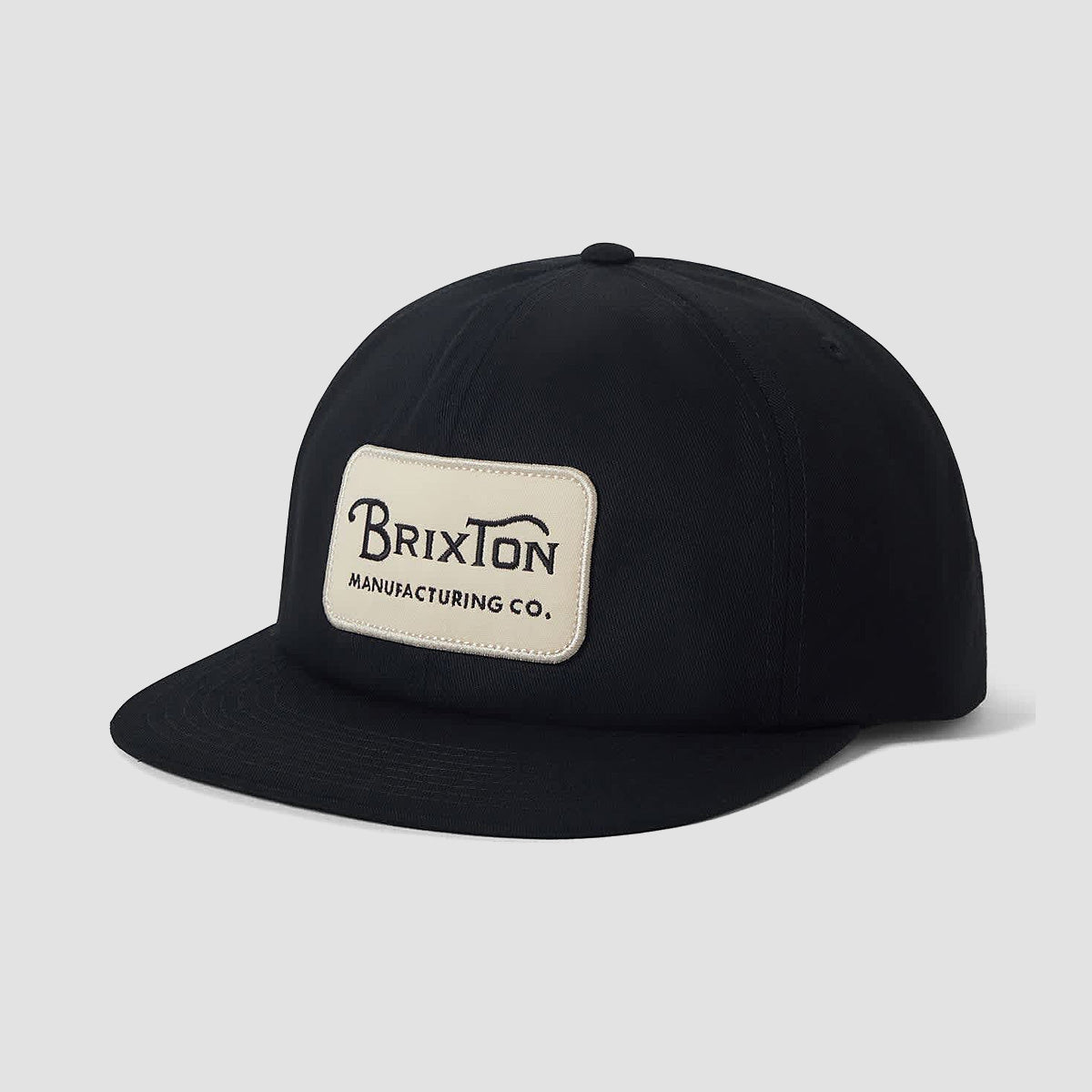 Brixton Grade Snapback Cap Black/Off White