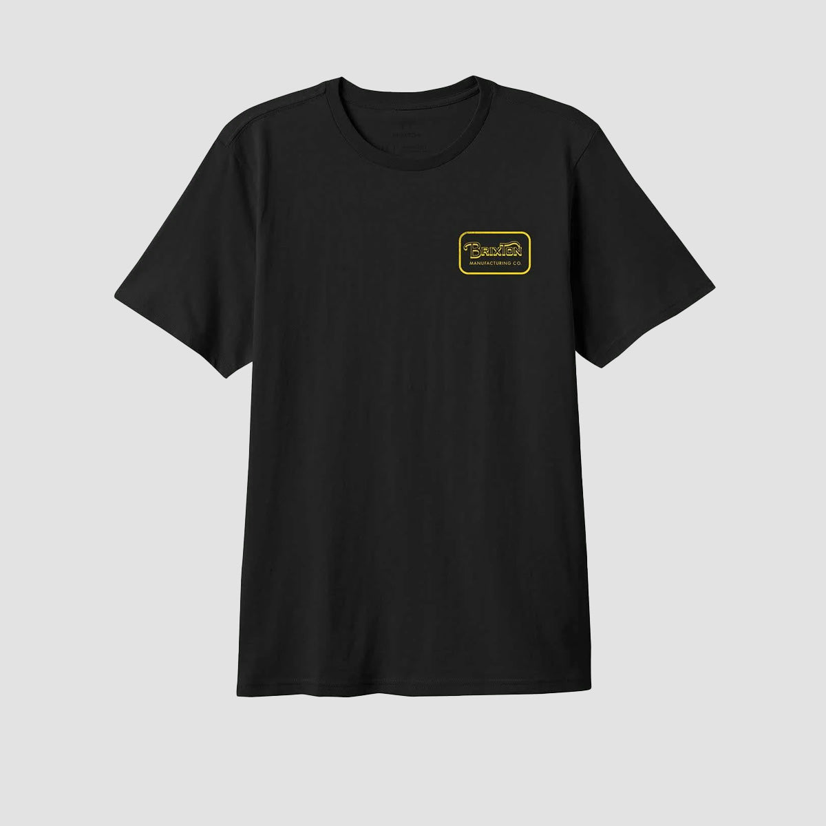 Brixton Grade T-Shirt Black/Dark Yellow