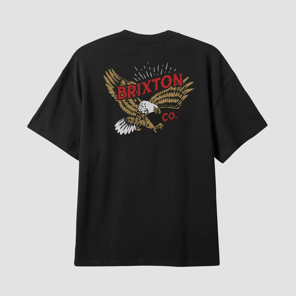 Brixton Keller T-Shirt Black Worn Wash