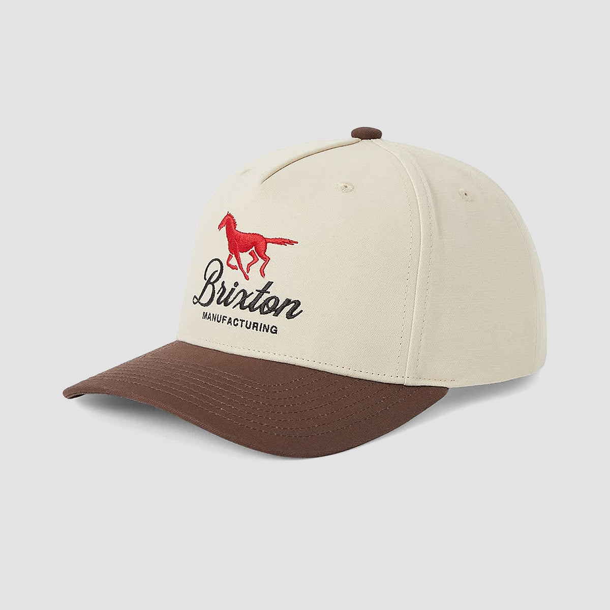 Brixton Leisure Snapback Cap Khaki/Coco