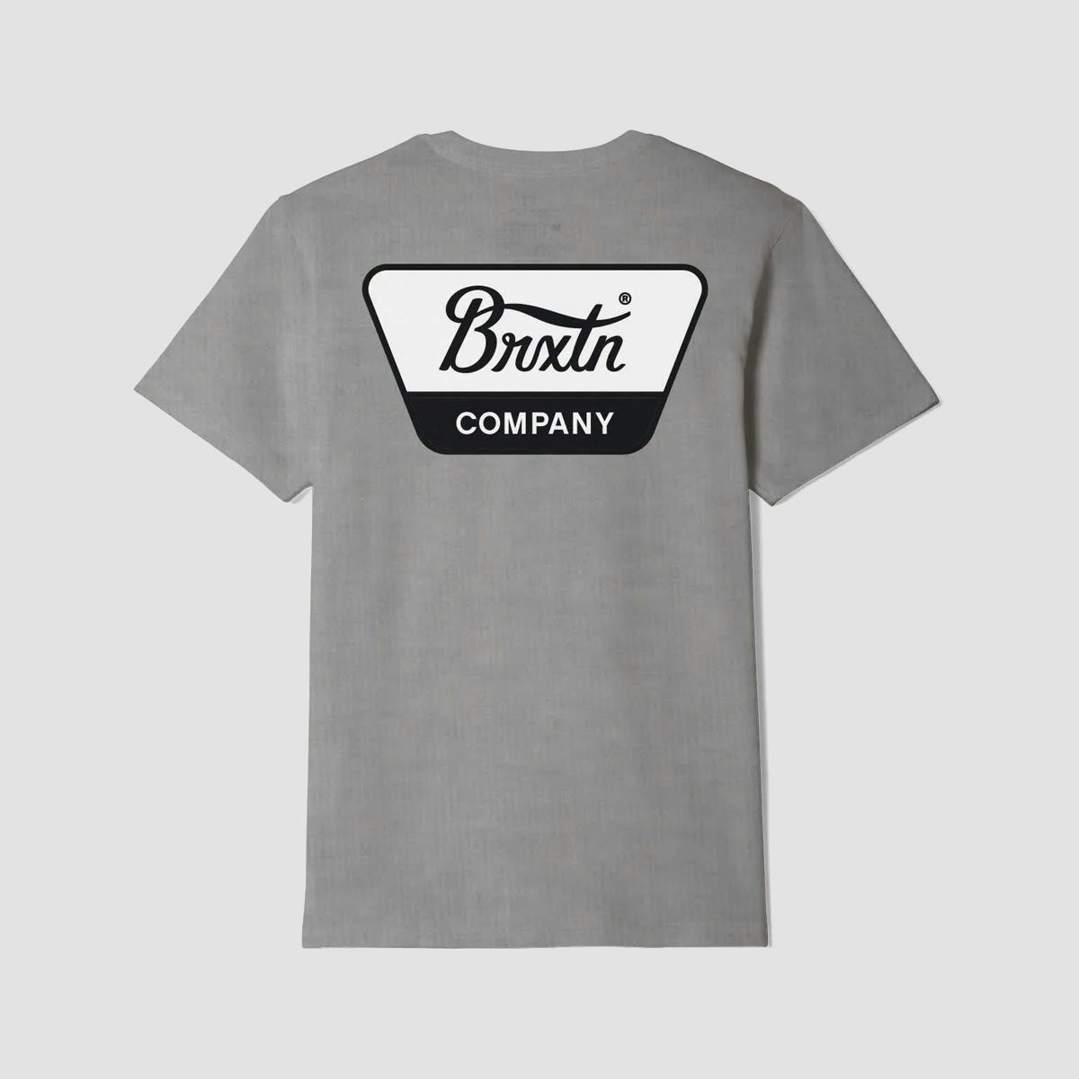 Brixton Linwood T-Shirt Heather Grey/Black/White