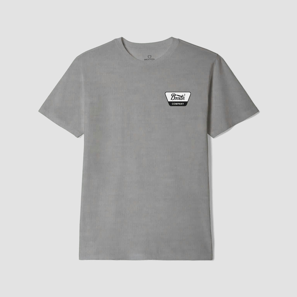 Brixton Linwood T-Shirt Heather Grey/Black/White