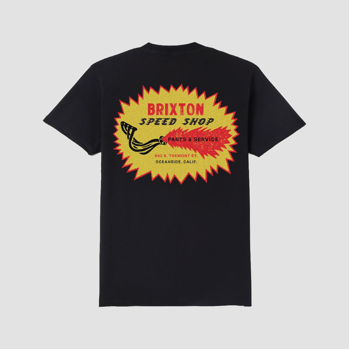 Brixton Mavis T-Shirt Black Worn Wash