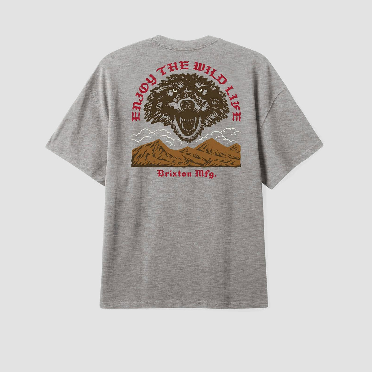 Brixton Mercy T-Shirt Heather Grey