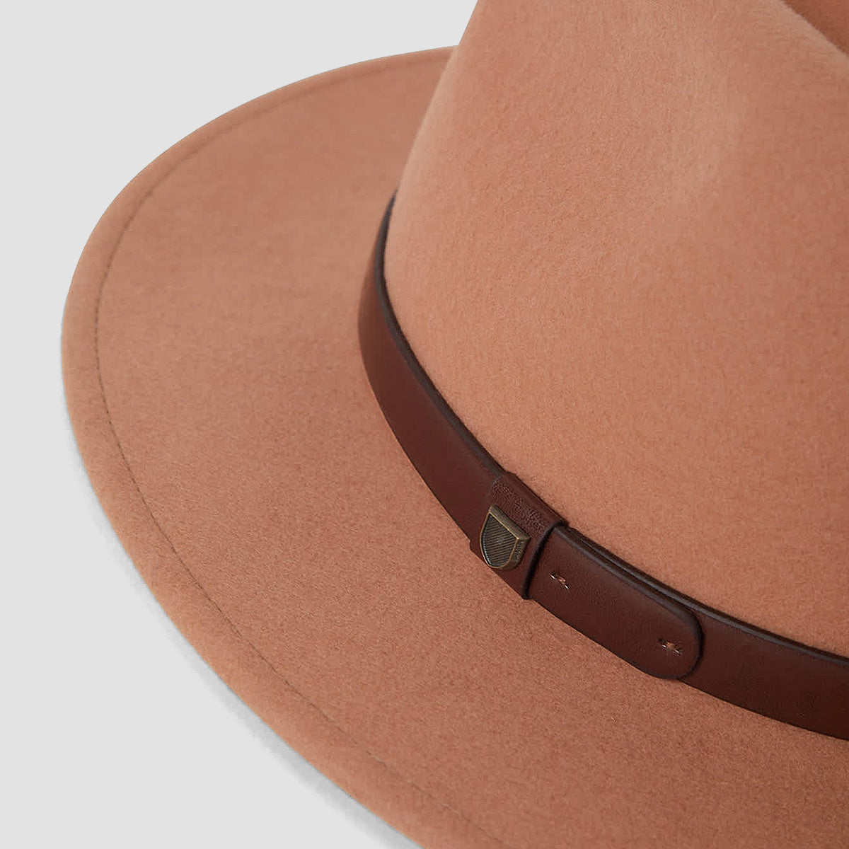 Brixton Messer Fedora Hat Italian Clay