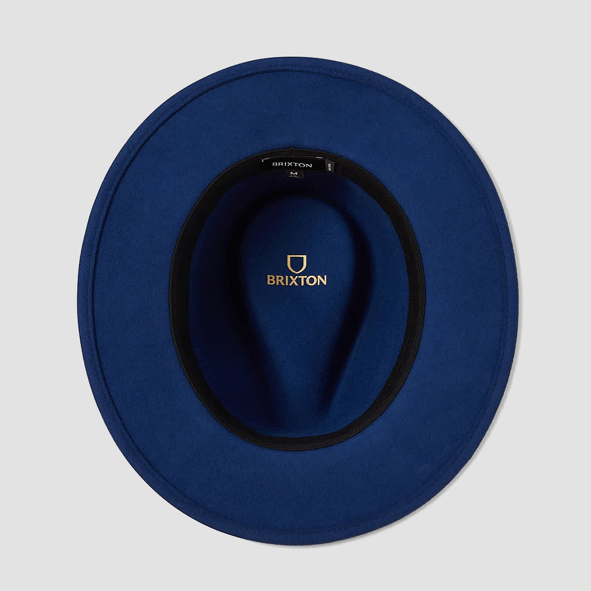 Brixton Messer Fedora Hat Midnight Blue/Pinecone