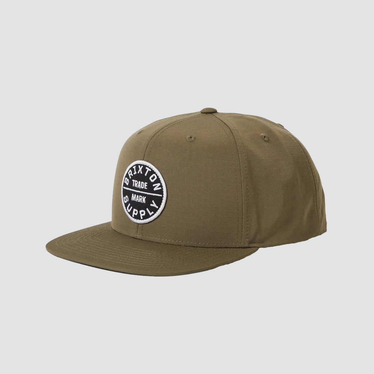 Brixton Oath III Snapback Cap Ivy Green Ripstop