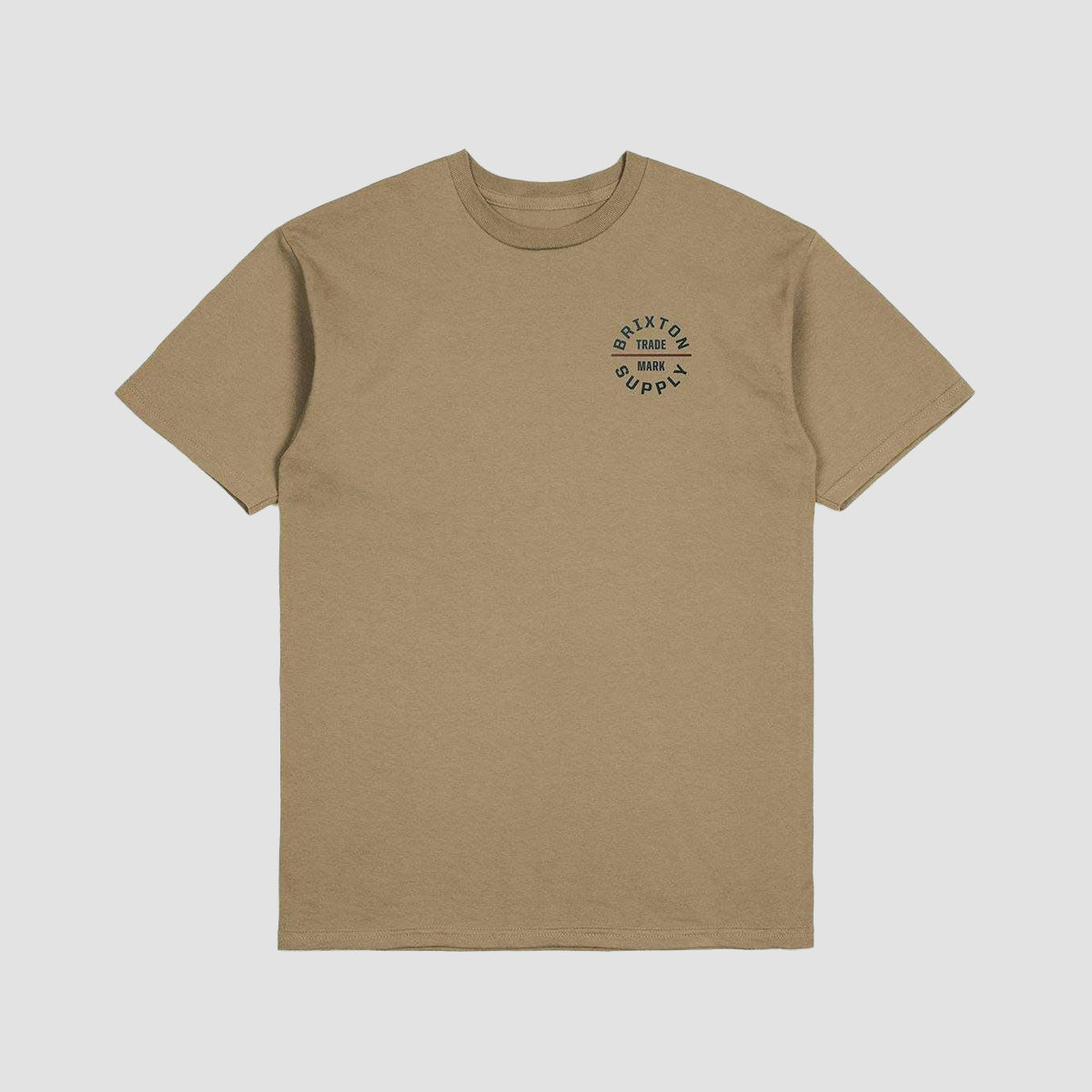 Brixton Oath V T-Shirt Tiger's Eye/Navy/Mahogany