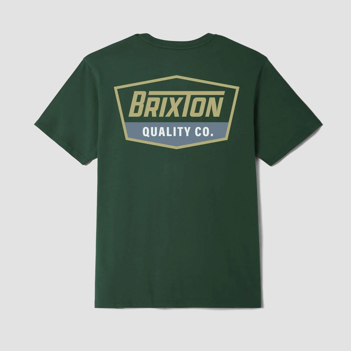 Brixton Regal T-Shirt Forest Green/Curry/Grey Blue