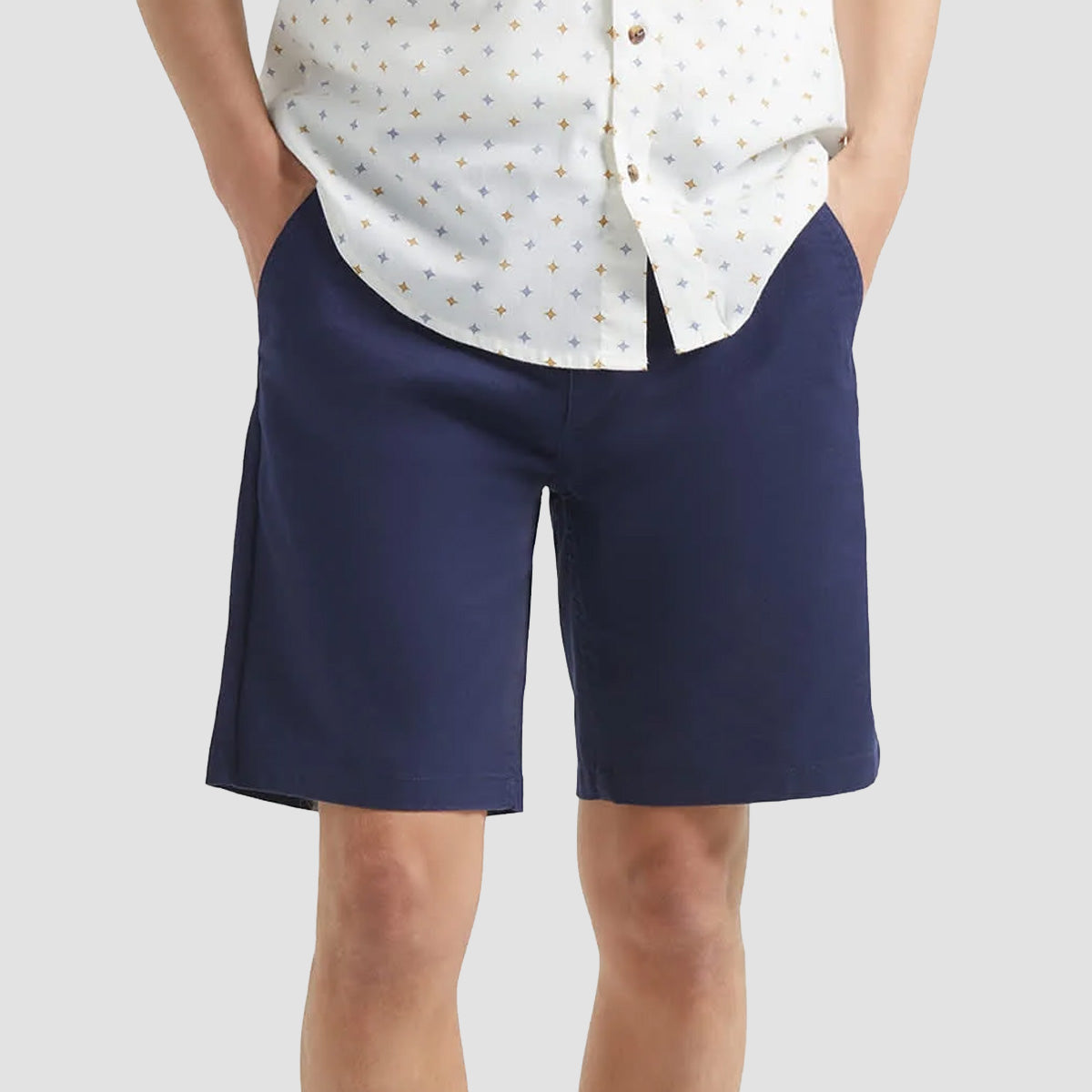 Brixton Santo Chino Shorts Midnight Blue