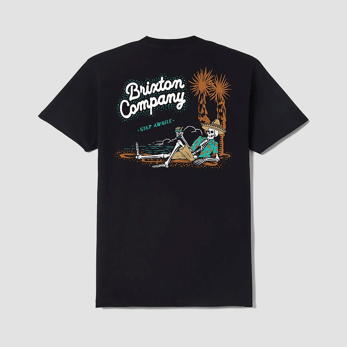 Brixton Stay While T-Shirt Black