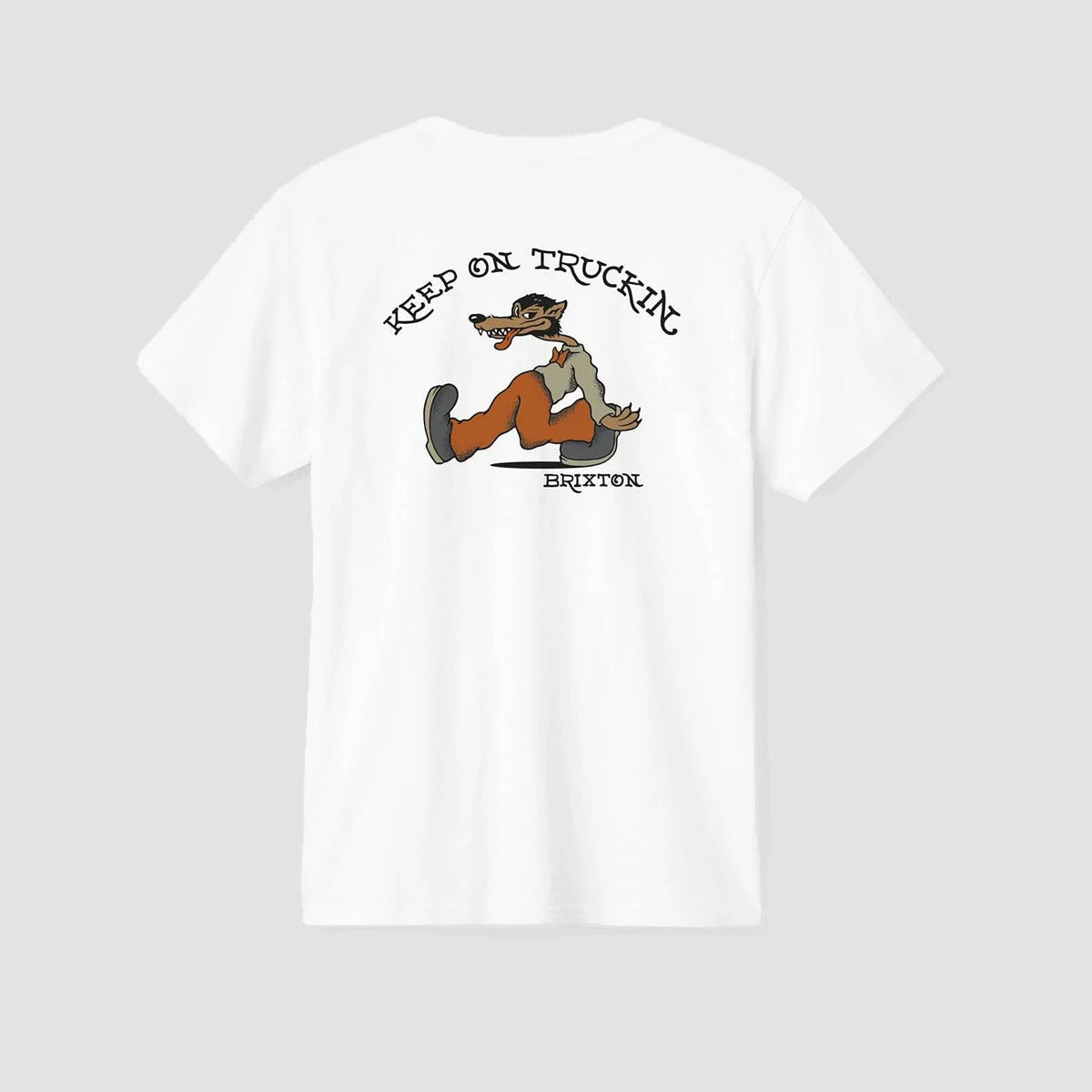 Brixton Stride Tailored T-Shirt White