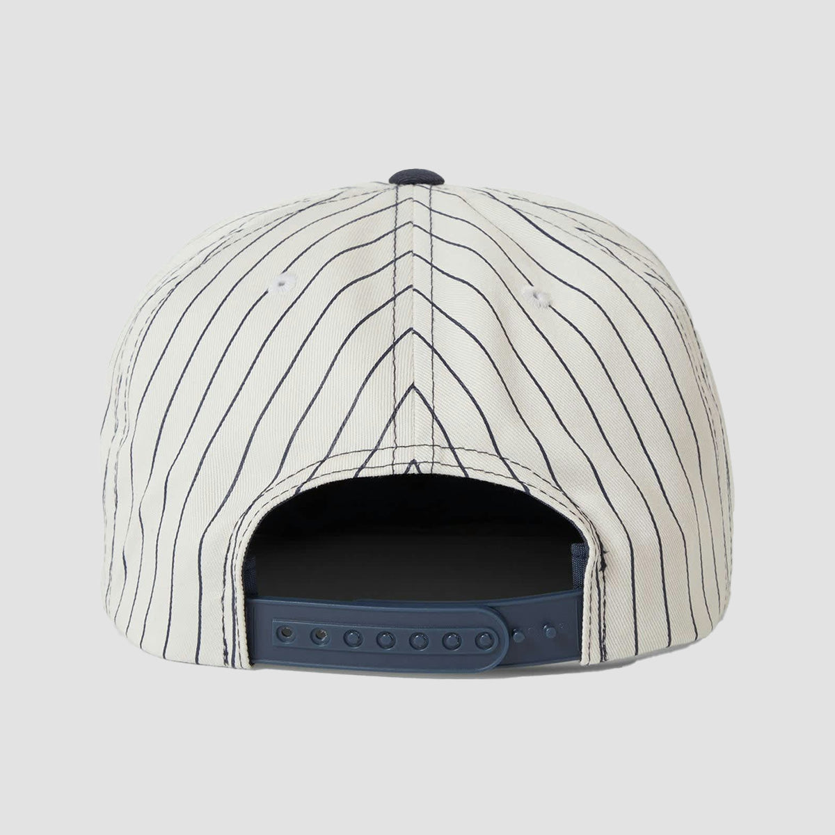 Brixton The League MP Snapback Cap Washed Navy/Off White