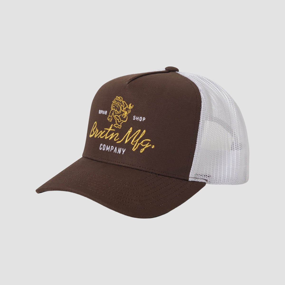 Brixton Tolman C Netplus MP Trucker Cap Pinecone Brown/White