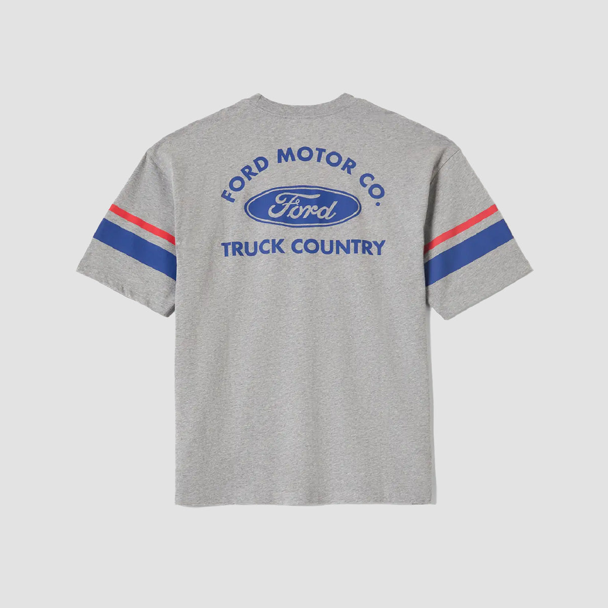 Brixton X Ford Truck Country Jersey T-Shirt Heather Grey
