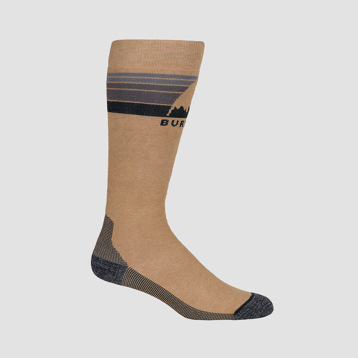 Burton Emblem Midweight Socks Summit Taupe - Womens