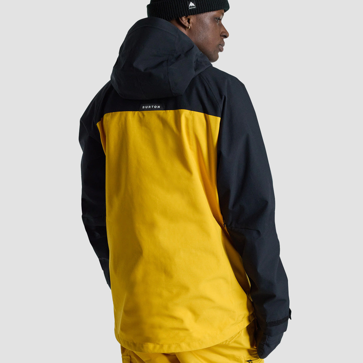 Burton Lodgepole 2L Snow Jacket True Black/Goldenrod
