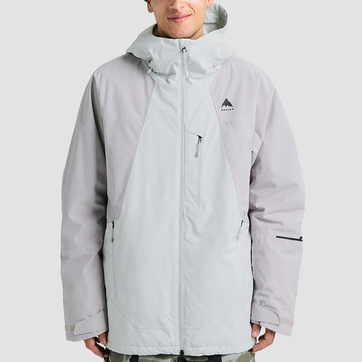 Burton Reserve 2L Insulated Snow Jacket Gray Cloud/Washed Lavender