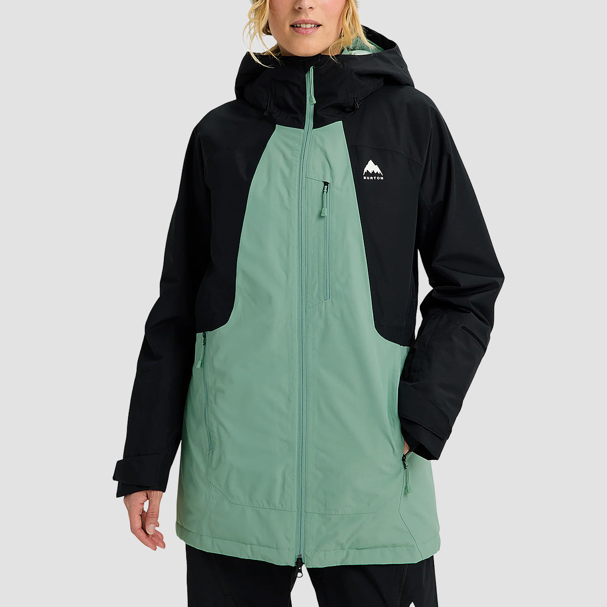 Burton Reserve 2L Insulated Snow Jacket True Black/Soft Sage - Womens