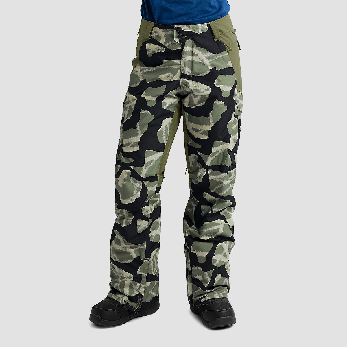 Burton Reserve 2L Insulated Snow Pants Graffiti Camo/Forest Moss - Womens