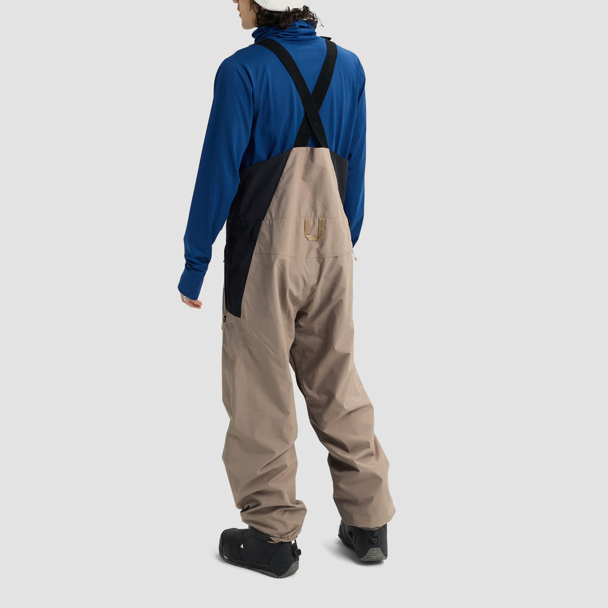 Burton Reserve 2L Relaxed Snow Bib Pants Summit Taupe/True Black