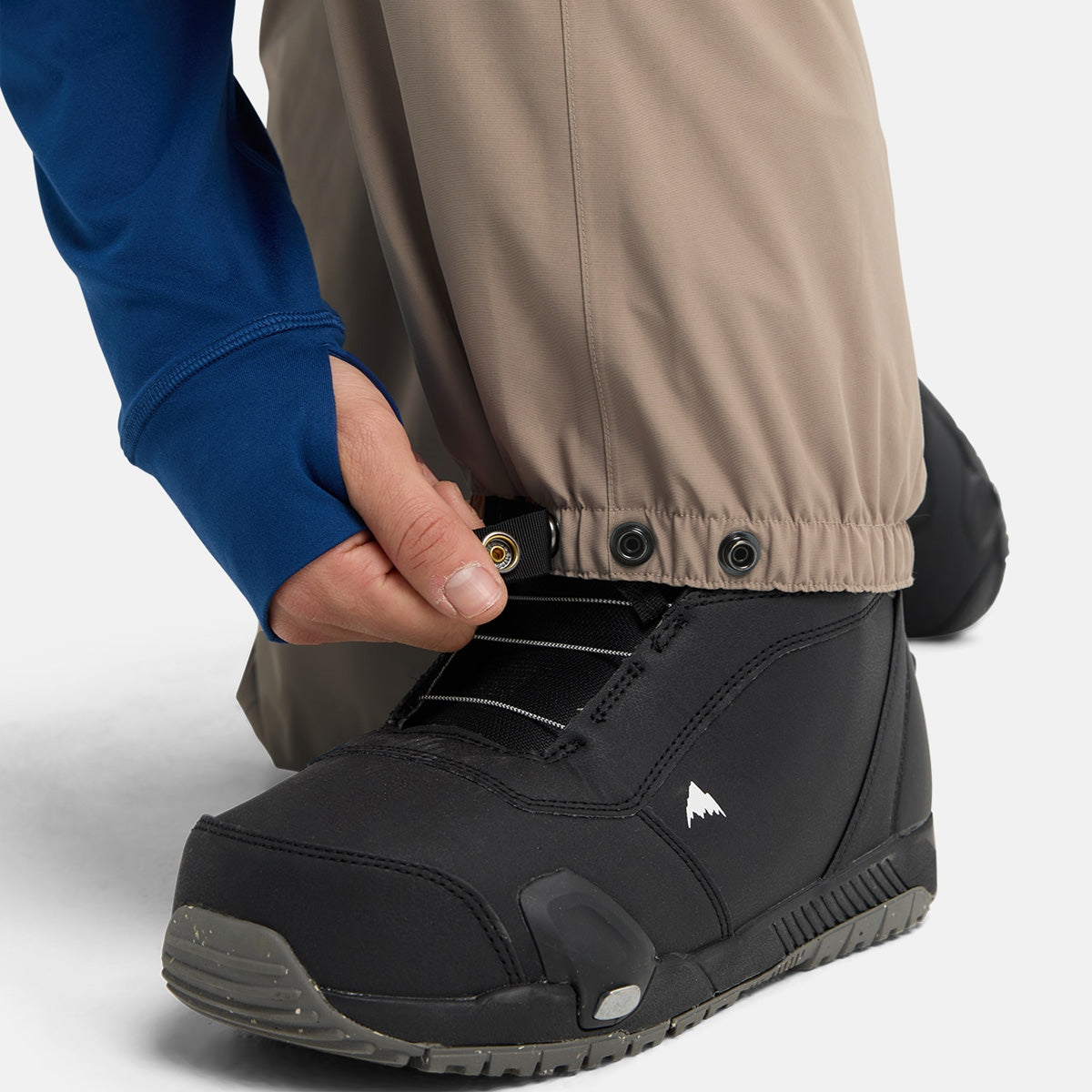 Burton Reserve 2L Relaxed Snow Bib Pants Summit Taupe/True Black