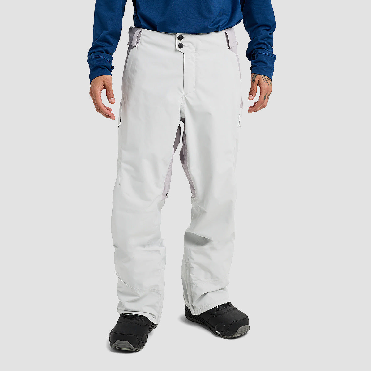 Burton Reserve 2L Snow Pants Gray Cloud/Washed Lavender